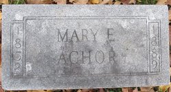 Mary E <I>Leaverton</I> Achor 