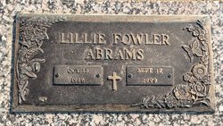 Lillie <I>Fowler</I> Abrams 