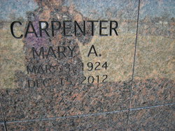 Mary A <I>Gabor</I> Carpenter 