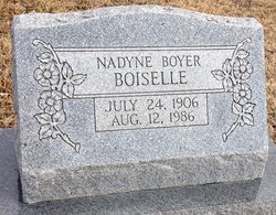 Frances Nadyne “Fannie” <I>Boyer</I> Boiselle 