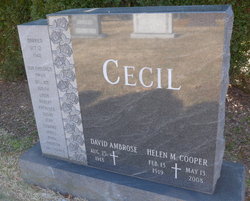 Helen Marie <I>Cooper</I> Cecil 