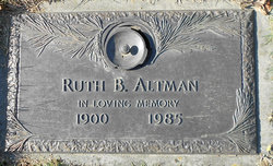 Ruth <I>Boardman</I> Altman 