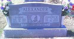 Frances <I>Mays</I> Alexander 