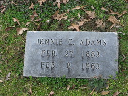 Jennie <I>Carder</I> Adams 