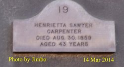 Henrietta <I>Sawyer</I> Carpenter 