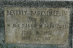 Beverly Barksdale IV
