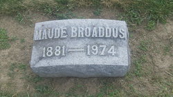 Maude Cora <I>Williams</I> Broaddus 