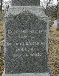 Caroline <I>Hendry</I> Barkdull 