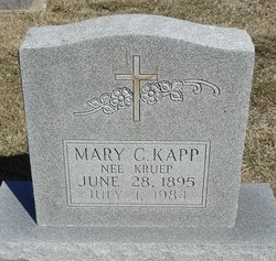 Mary C. <I>Kruep</I> Kapp 