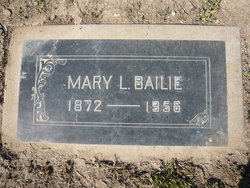 Mary L <I>Lanphear</I> Bailie 