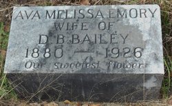Ava Melissa <I>Emory</I> Bailey 