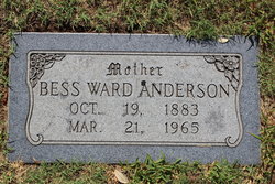 Bess <I>Ward</I> Anderson 