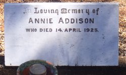 Annie Marie <I>Taylor</I> Addison 