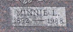 Wilhelmina L “Minnie” <I>Hartner</I> Kahre 
