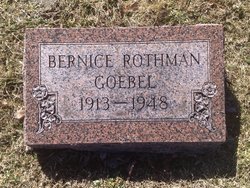 Bernice <I>Rothman</I> Goebel 