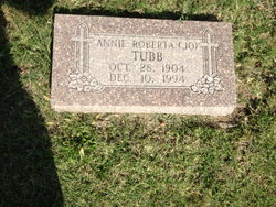 Annie Roberta “Jo” <I>Williams</I> Tubb 