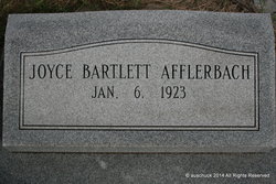 Joyce <I>Bartlett</I> Afflerbach 