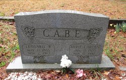 Arrie Lee <I>Carden</I> Cabe 