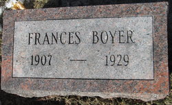 Frances Louise <I>Housam</I> Boyer 