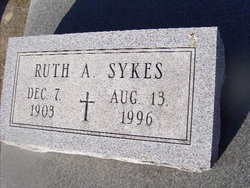 Ruth Alma <I>Jackson</I> Sykes 