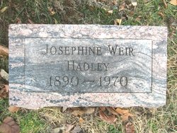 Josephine <I>Weir</I> Hadley 