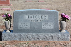Myrtle Imogene <I>Hollowell</I> Haigler 
