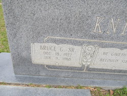 Bruce G Knight Sr.