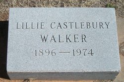 Lillie Ruth <I>Castlebury</I> Walker 