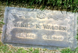 Janet <I>Northcott</I> Walden 