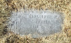 Marguerite Mary <I>Maley</I> Zavilla 