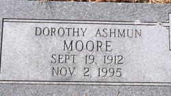 Dorothy <I>Ashmun</I> Moore 