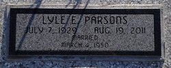 Lyle Edward “PaPa” Parsons 