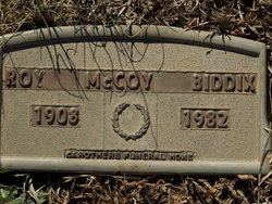 Roy McCoy Biddix 