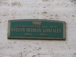 Evelyn <I>Berman</I> Gonzales 