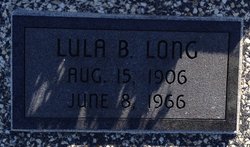 Lula Belle <I>Dixon</I> Long 