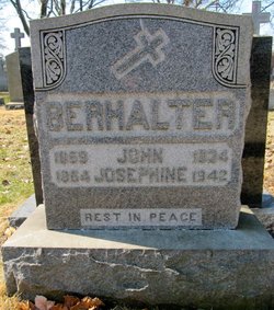 Josephine <I>Hofmann</I> Berhalter 