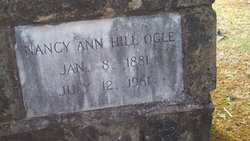Nancy Ann <I>Hill</I> Ogle 