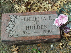 Henrietta Florence <I>North</I> Holden 