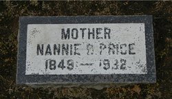 Nancy “Nannie” <I>Dougherty</I> Price 