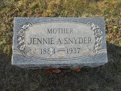 Jennie A. <I>Green</I> Snyder 