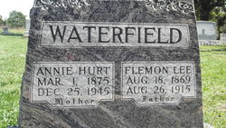 Annie E. <I>Hurt</I> Waterfield 