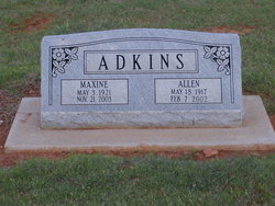 Maxine M <I>Grigg</I> Adkins 