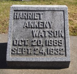 Harriet Velina <I>Ankeny</I> Watson 