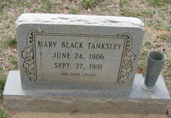 Mary Maudie <I>Black</I> Tanksley 