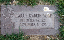 Clara Elizabeth <I>Dunlap</I> Payne 