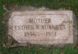 Esther Beatrice <I>Hamnett</I> Burnett 