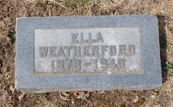 Nancy Ella <I>Harper</I> Weatherford 