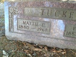 Mattie Cornelia <I>Tucker</I> Tucker 