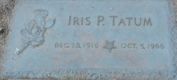 Mrs Iris P. Tatum 