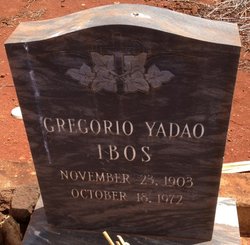 Gregorio Yadao <I>Yadao</I> Ibos 